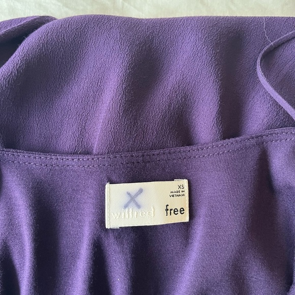 Wilfred Free Deep Purple Slip Dress XS - Picture 4 of 12